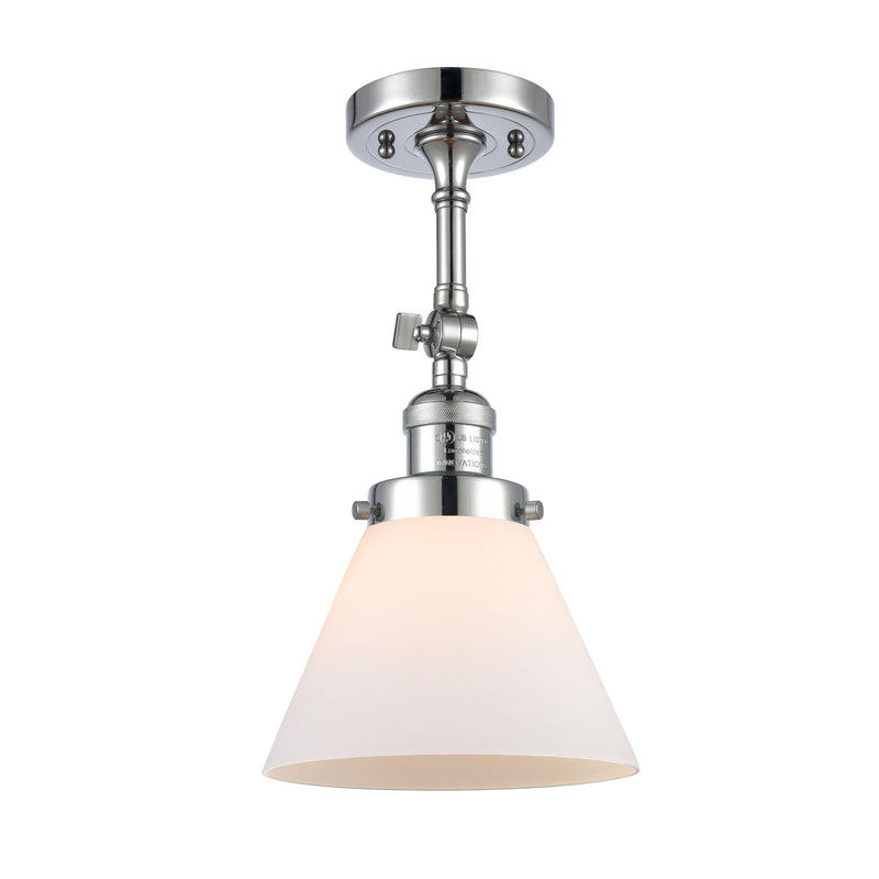 Innovations Lighting Large Cone 1 Light Sconce Part Of The Franklin Restoration Collection 203-PC-G41-LED