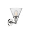Innovations Lighting Large Cone 1 Light Sconce Part Of The Franklin Restoration Collection 203-PC-G42-LED