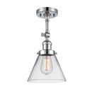 Innovations Lighting Large Cone 1 Light Sconce Part Of The Franklin Restoration Collection 203-PC-G42-LED