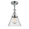 Innovations Lighting Large Cone 1 Light Sconce Part Of The Franklin Restoration Collection 203-PC-G44-LED