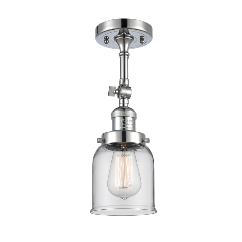 Innovations Lighting Small Bell 1 Light Sconce Part Of The Franklin Restoration Collection 203-PC-G52