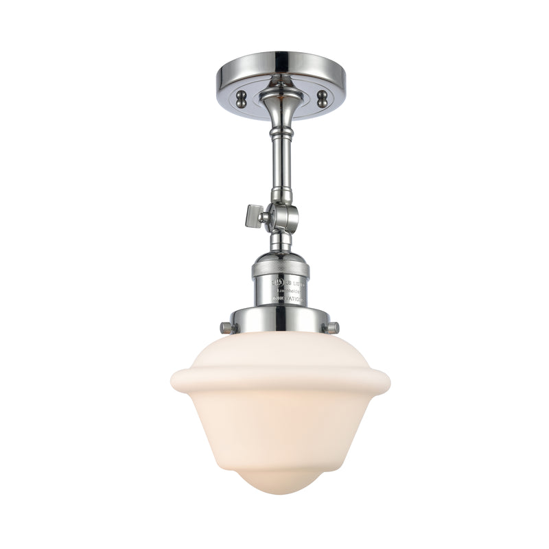 Innovations Lighting Small Oxford 1 Light Sconce Part Of The Franklin Restoration Collection 203-PC-G531-LED