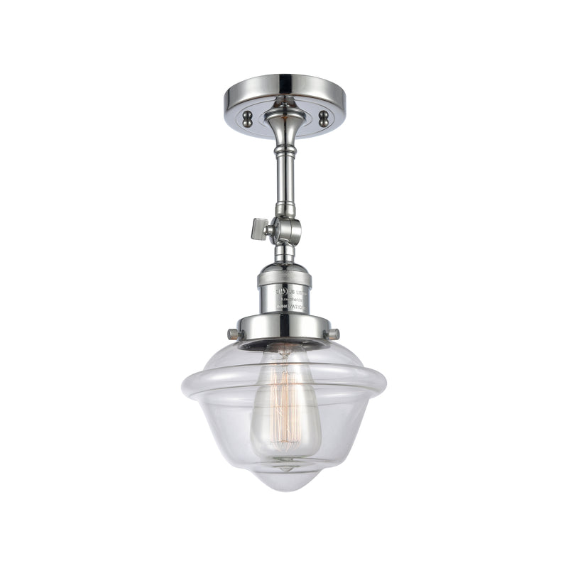 Innovations Lighting Small Oxford 1 Light Sconce Part Of The Franklin Restoration Collection 203-PC-G532-LED