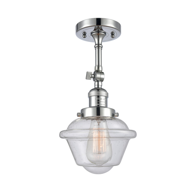 Innovations Lighting Small Oxford 1 Light Sconce Part Of The Franklin Restoration Collection 203-PC-G534-LED
