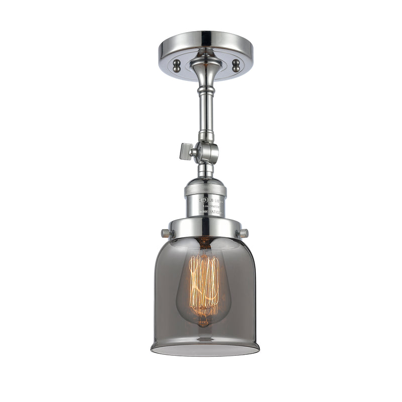 Innovations Lighting Small Bell 1 Light Sconce Part Of The Franklin Restoration Collection 203-PC-G53-LED
