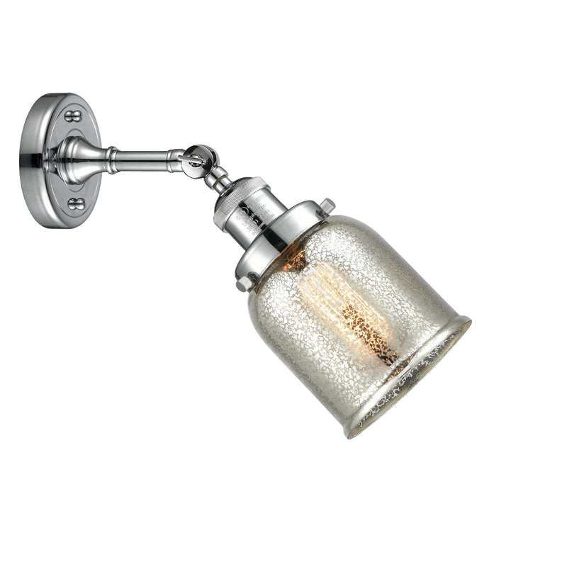 Innovations Lighting Small Bell 1 Light Sconce Part Of The Franklin Restoration Collection 203-PC-G58