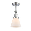 Innovations Lighting Small Cone 1 Light Sconce Part Of The Franklin Restoration Collection 203-PC-G61-LED