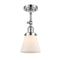 Innovations Lighting Small Cone 1 Light Sconce Part Of The Franklin Restoration Collection 203-PC-G61-LED