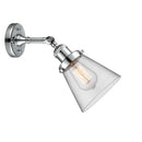 Innovations Lighting Small Cone 1 Light Sconce Part Of The Franklin Restoration Collection 203-PC-G62-LED