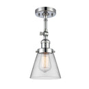 Innovations Lighting Small Cone 1 Light Sconce Part Of The Franklin Restoration Collection 203-PC-G62-LED