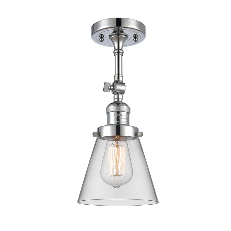 Innovations Lighting Small Cone 1 Light Sconce Part Of The Franklin Restoration Collection 203-PC-G62-LED