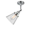 Innovations Lighting Small Cone 1 Light Sconce Part Of The Franklin Restoration Collection 203-PC-G62-LED