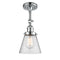 Innovations Lighting Small Cone 1 Light Sconce Part Of The Franklin Restoration Collection 203-PC-G64-LED