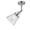 Innovations Lighting Small Cone 1 Light Sconce Part Of The Franklin Restoration Collection 203-PC-G64-LED
