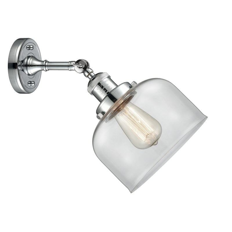 Innovations Lighting Large Bell 1 Light Sconce Part Of The Franklin Restoration Collection 203-PC-G72-LED