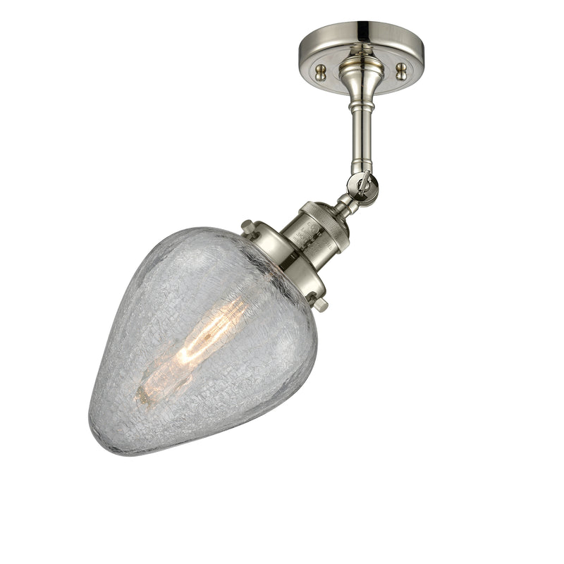 Innovations Lighting Geneseo 1 Light Sconce Part Of The Franklin Restoration Collection 203-PN-G165-LED
