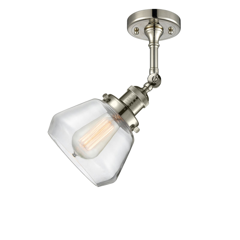 Innovations Lighting Fulton 1 Light Sconce Part Of The Franklin Restoration Collection 203-PN-G172