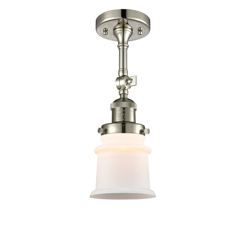 Innovations Lighting Small Canton 1 Light Sconce Part Of The Franklin Restoration Collection 203-PN-G181S