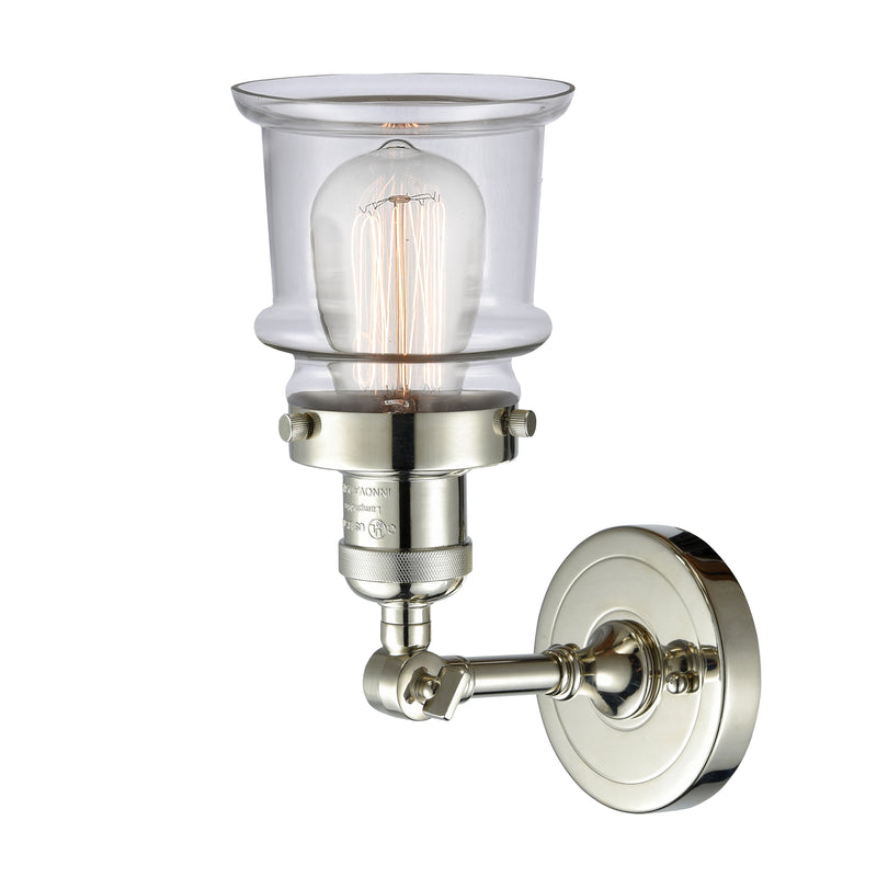 Innovations Lighting Small Canton 1 Light Sconce Part Of The Franklin Restoration Collection 203-PN-G182S