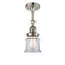Innovations Lighting Small Canton 1 Light Sconce Part Of The Franklin Restoration Collection 203-PN-G182S