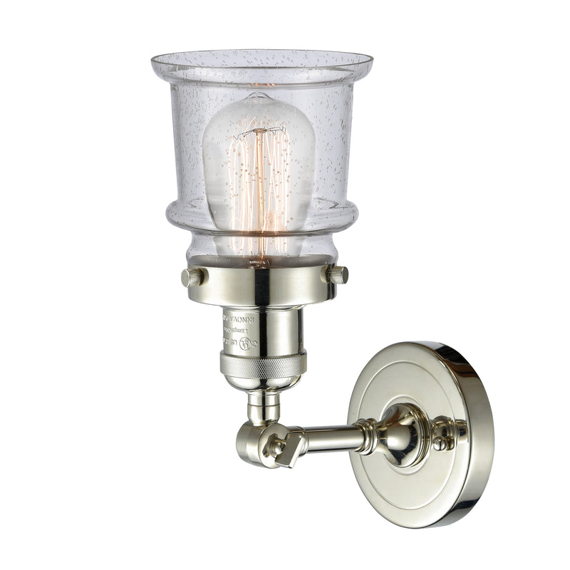 Innovations Lighting Small Canton 1 Light Sconce Part Of The Franklin Restoration Collection 203-PN-G184S-LED