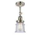 Innovations Lighting Small Canton 1 Light Sconce Part Of The Franklin Restoration Collection 203-PN-G184S-LED