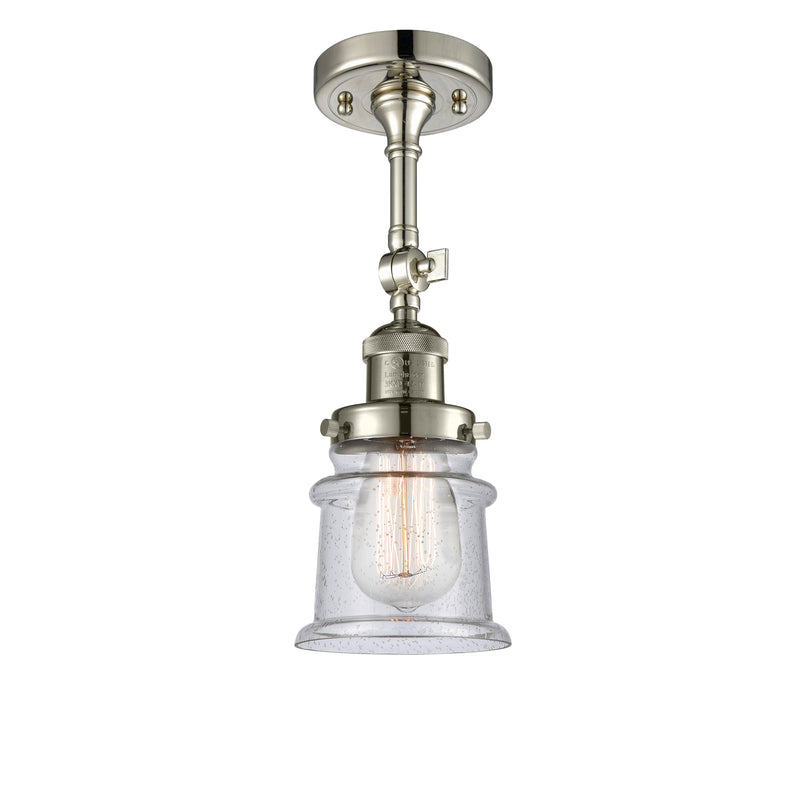 Innovations Lighting Small Canton 1 Light Sconce Part Of The Franklin Restoration Collection 203-PN-G184S-LED