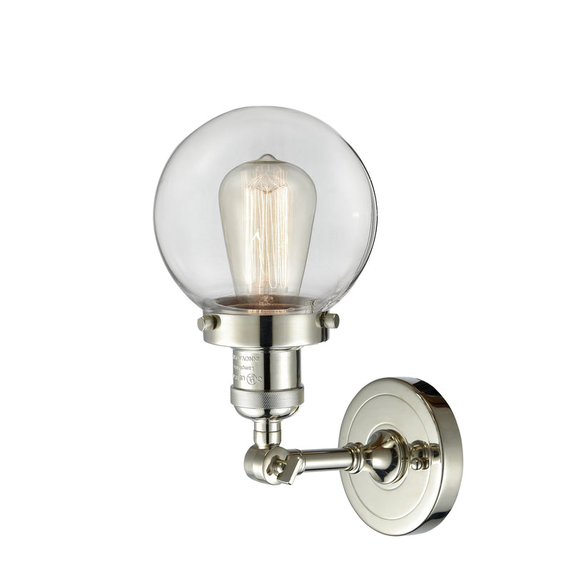 Innovations Lighting Beacon 1 Light 6" Sconce 203-PN-G202-6