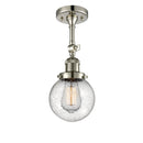 Innovations Lighting Beacon 1 Light 6" Sconce 203-PN-G204-6-LED