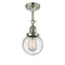 Innovations Lighting Beacon 1 Light 6" Sconce 203-PN-G204-6-LED