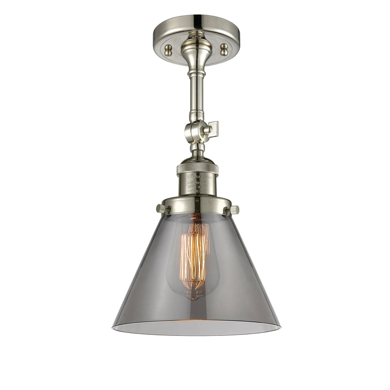Innovations Lighting Large Cone 1 Light Sconce Part Of The Franklin Restoration Collection 203-PN-G43-LED