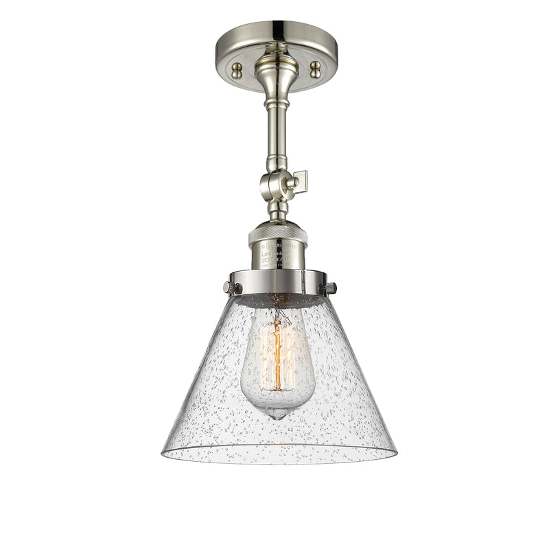 Innovations Lighting Large Cone 1 Light Sconce Part Of The Franklin Restoration Collection 203-PN-G44-LED