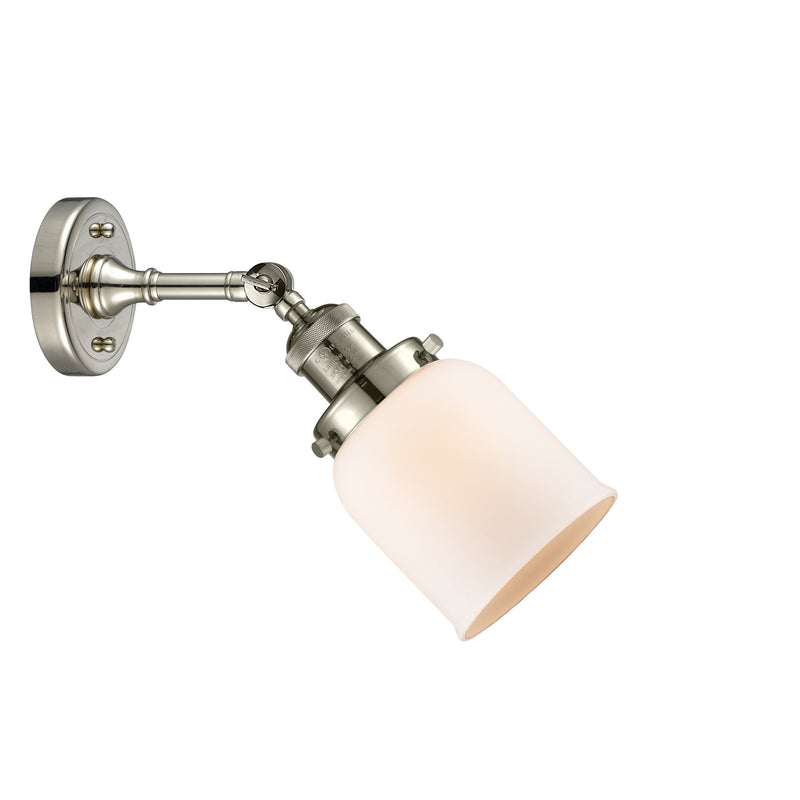 Innovations Lighting Small Bell 1 Light Sconce Part Of The Franklin Restoration Collection 203-PN-G51