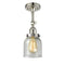 Innovations Lighting Small Bell 1 Light Sconce Part Of The Franklin Restoration Collection 203-PN-G54-LED