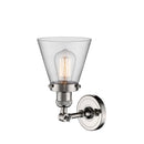 Innovations Lighting Small Cone 1 Light Sconce Part Of The Franklin Restoration Collection 203-PN-G62-LED
