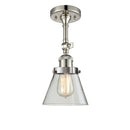 Innovations Lighting Small Cone 1 Light Sconce Part Of The Franklin Restoration Collection 203-PN-G62-LED