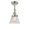 Innovations Lighting Small Cone 1 Light Sconce Part Of The Franklin Restoration Collection 203-PN-G62-LED