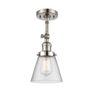 Innovations Lighting Small Cone 1 Light Sconce Part Of The Franklin Restoration Collection 203-PN-G64-LED