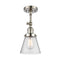 Innovations Lighting Small Cone 1 Light Sconce Part Of The Franklin Restoration Collection 203-PN-G64-LED
