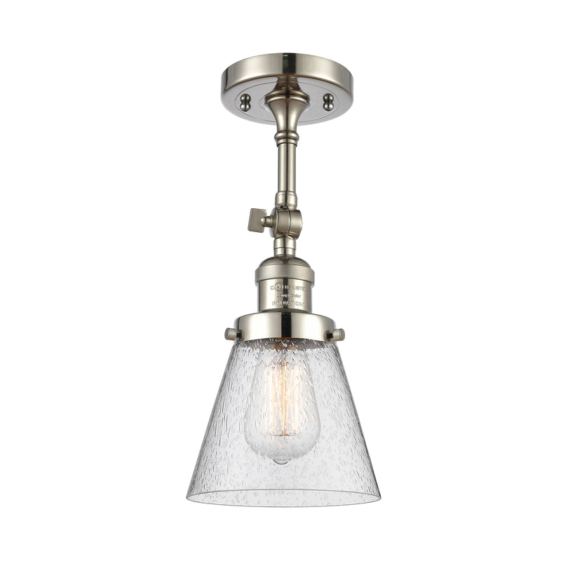 Innovations Lighting Small Cone 1 Light Sconce Part Of The Franklin Restoration Collection 203-PN-G64-LED