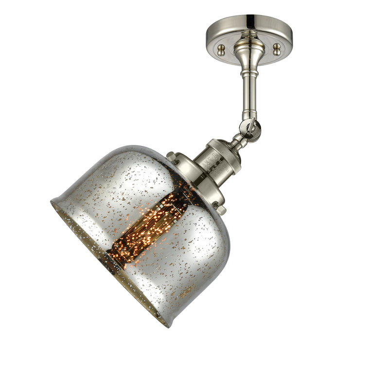 Innovations Lighting Large Bell 1 Light Sconce Part Of The Franklin Restoration Collection 203-PN-G78-LED