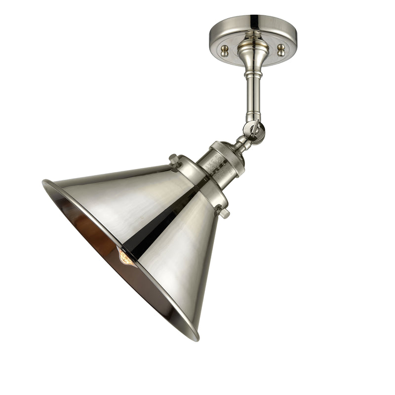 Innovations Lighting Briarcliff 1 Light Sconce Part Of The Franklin Restoration Collection 203-PN-M10-PN-LED