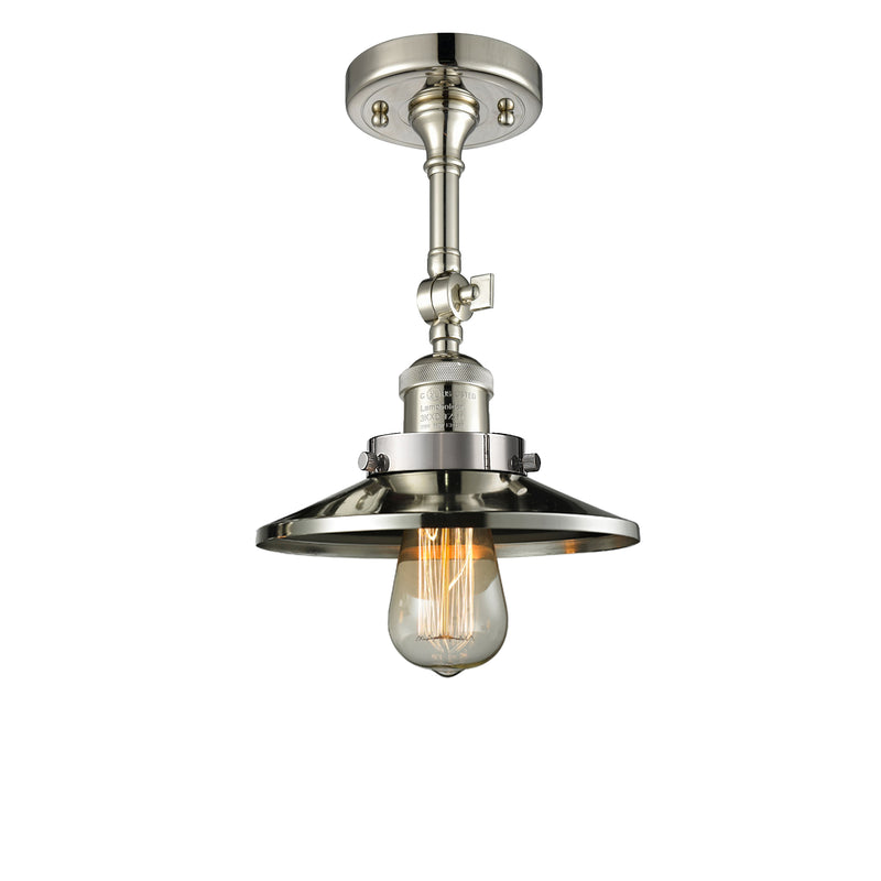 Innovations Lighting Railroad 1 Light Sconce Part Of The Franklin Restoration Collection 203-PN-M1-LED