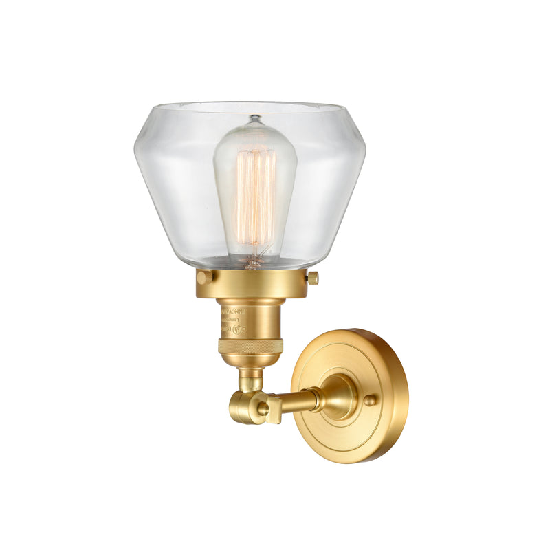 Innovations Lighting Fulton 1 Light Sconce Part Of The Franklin Restoration Collection 203-SG-G172-LED