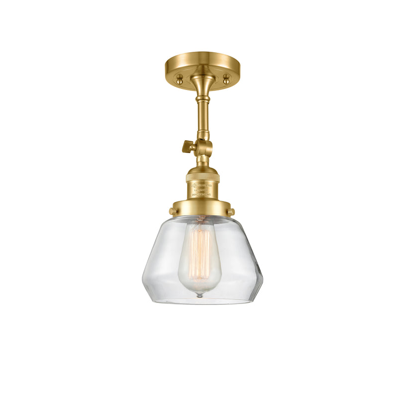 Innovations Lighting Fulton 1 Light Sconce Part Of The Franklin Restoration Collection 203-SG-G172-LED