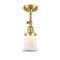 Innovations Lighting Small Canton 1 Light Sconce Part Of The Franklin Restoration Collection 203-SG-G181S