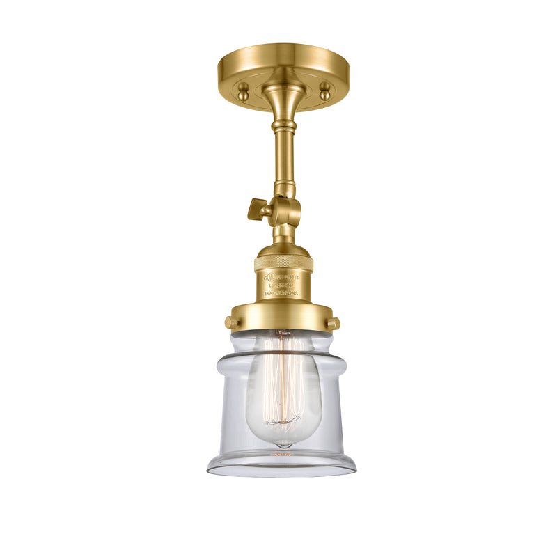 Innovations Lighting Small Canton 1 Light Sconce Part Of The Franklin Restoration Collection 203-SG-G182S-LED