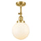 Innovations Lighting Beacon 1 Light 8" Sconce 203-SG-G201-8-LED
