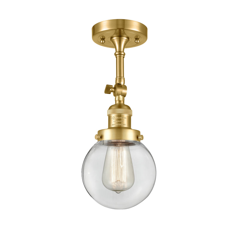 Innovations Lighting Beacon 1 Light 6" Sconce 203-SG-G202-6-LED