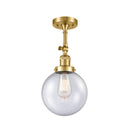Innovations Lighting Beacon 1 Light 8" Sconce 203-SG-G204-8-LED